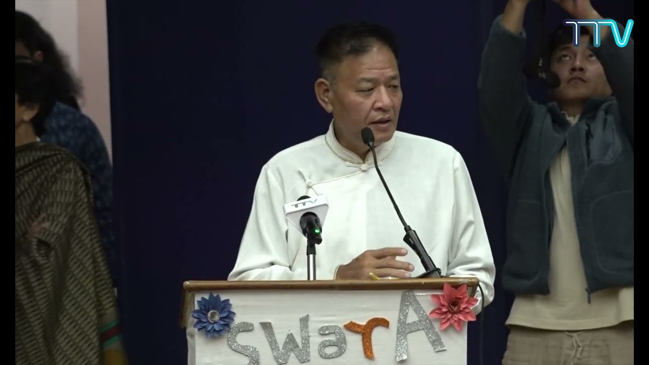 Sikyong Penpa Tsering attended the closing ceremony of the 4th Swara Mountain Arts Festival