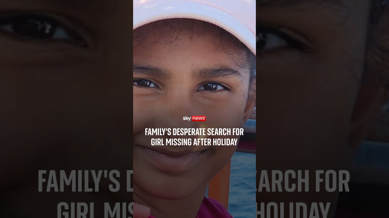 Family's desperate search for girl missing after holiday