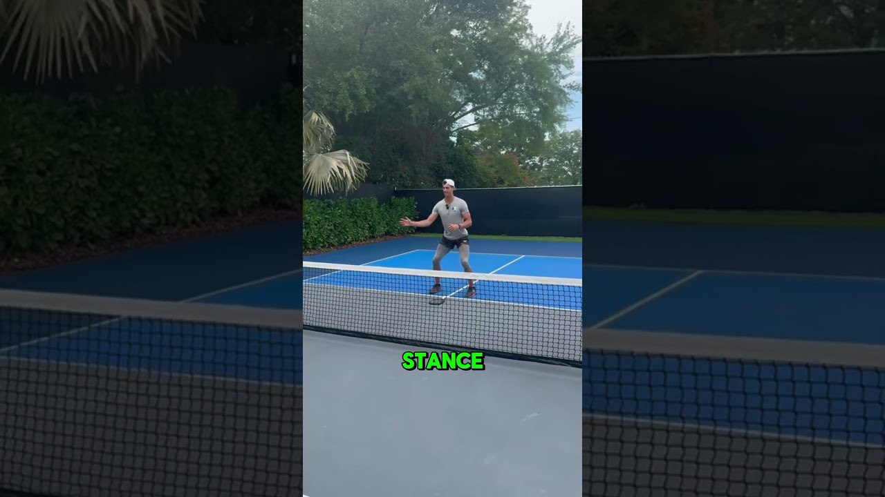Shuffle volley drill to enhance foot-work and reaction time! #pickleball #shorts