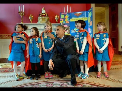 President Obama Tours 2015 White House Science Fair