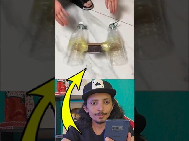 تجربة صنع مكبر صوت منزلي للهاتف 😱✅️