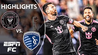 MESSI & SUAREZ SCORE 😱 Inter Miami vs. Sporting Kansas City | MLS Highlights | ESPN FC