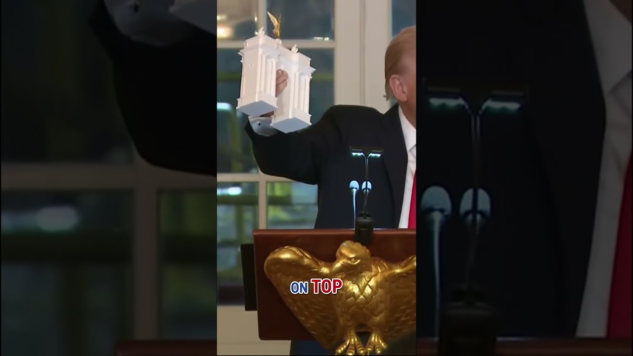 Trump unveils models for new DC monument #shorts #foxnews #trump #america250 #us #politics #news