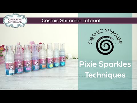 Beyond Blue Pixie Sparkles 30ml Cosmic Shimmer Jamie Rodgers