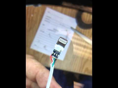 How to repair resolder the small reverseable iphone 5 usb ... electric cord plug wiring diagram 
