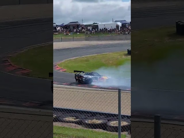 roof said 'f*ck that' @RedBullMotorsports #madmike #drift #car #rotary #sound #racing #mazda