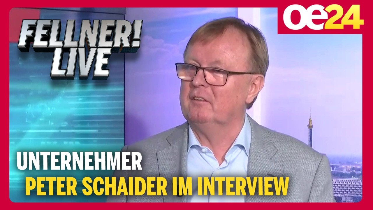 Unternehmer Peter Schaider im Interview | FELLNER! LIVE