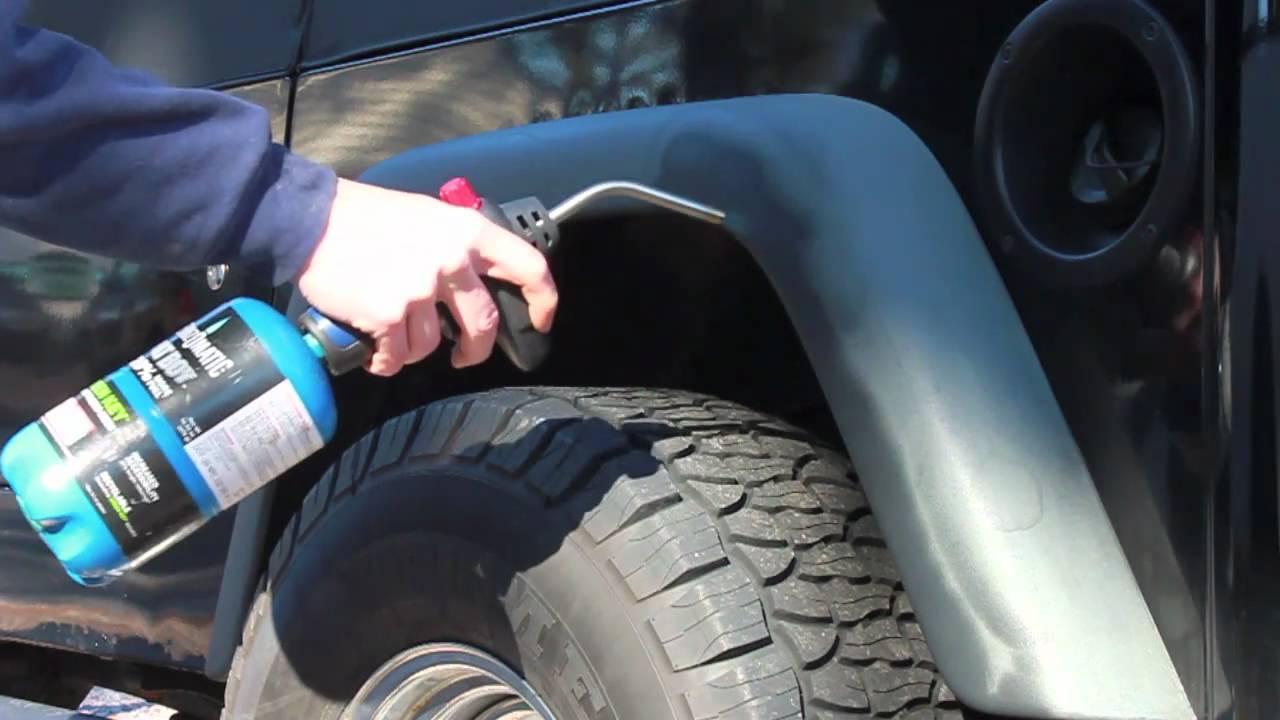 Jeep plastic fender paint