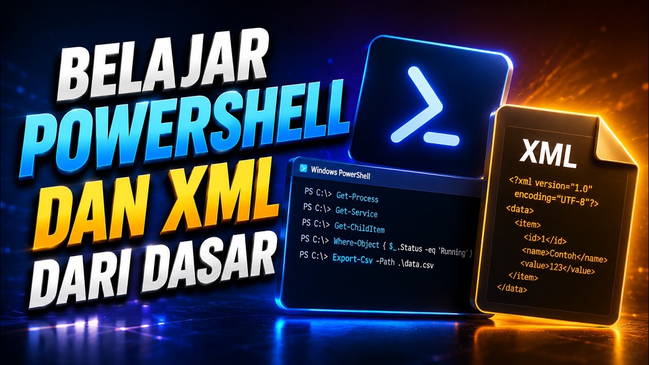 Belajar PowerShell dan XML dari Dasar