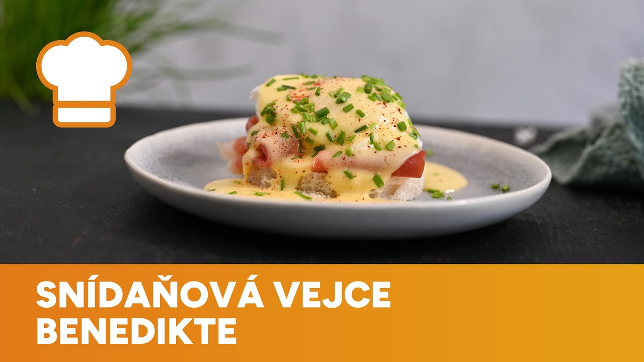 Dokonalá vejce Benedikt jako z luxusní kavárny! 🍳👨‍🍳