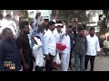 Crowd Gathers Outside Revanth Reddys Residence in Hyderabad| Assembly Poll Results Awaited |News9
