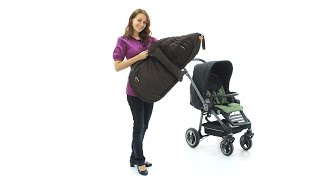 Обзор коляски Комплект Teutonia: мешок-конверт Summer Footmuff + накидка на прогулочный блок Windshield 2016 Видеоинструкции.