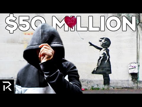 Како уметникот Бенкси успеа да заработи 50 милиони долари?