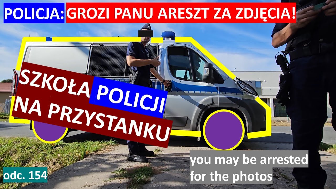 Policja: łamie pan prawo zakazu fotografowania! Pierwsze spotkanie po wejściu ustawy z zakazem?