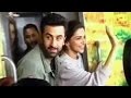 Deepika, Ranbir promote Tamasha film on train