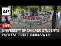 LIVE: University of Chicago students hold demonstrations against Israel-Hamas war