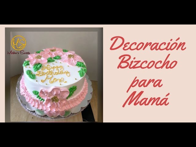 Besodeangel Pastel Idea Como Hacer Decoracion Para Mama En Chantilly By Milka S Sweets
