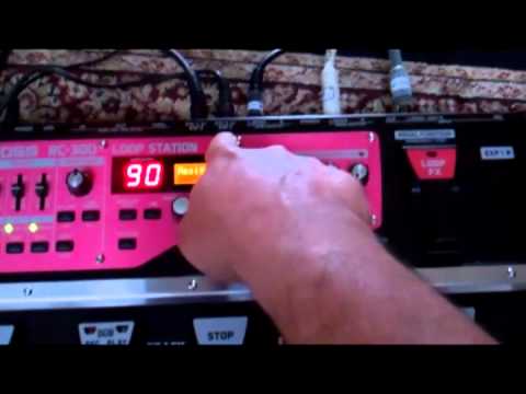 How to control the loop volume on a RC300 with your foot