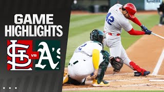 Cardinals vs. A's Game Highlights (4/15/24) | MLB Highlights