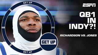 Daniel Jones OVER Anthony Richardson in Indy 🤔 ‘Jones should start DAY 1’ 👀 - Foxworth | Get Up
