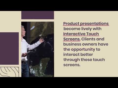 How Touch Screens are the Best Choice for Professional Events?
