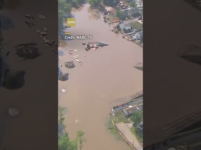 2 dead in New Jersey after vehicle swept away by floodwater