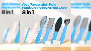 Pratinjau video produk Biutte.co Alat Perawatan Kaki Manicure Pedicure Foot Care 8 in 1 - IN1807