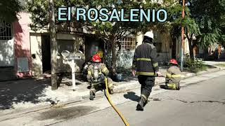 Incendio en un garage dejó importantes daños en una vivienda
