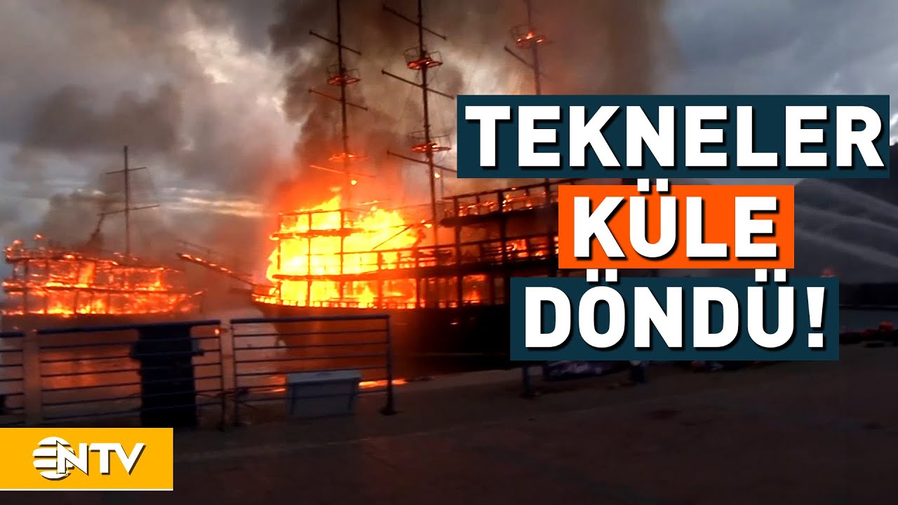 Tur Tekneleri Alev Alev Yandı | NTV