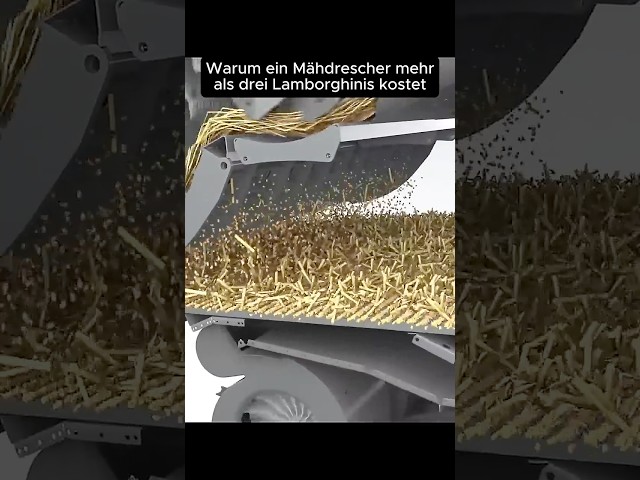 Die unglaubliche Technik hinter einem Mähdrescher 🚜🌾 #landwirtschaft  #fahrzeuge  #wissen