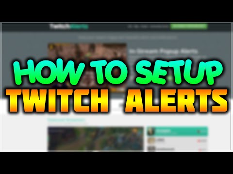 How To Setup Twitch Alerts With XSplit & OBS - Follower/Subscriber/Donation Stream Notification
