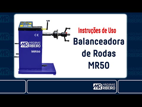 Balanceadora De Rodas Manual MR50 MR Ribeiro - 220V - Vídeo explicativo