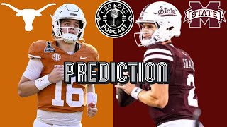 TEXAS LONGHORNS VS MISSISSIPPI STATE BULLDOGS PREVIEW & PREDICTION