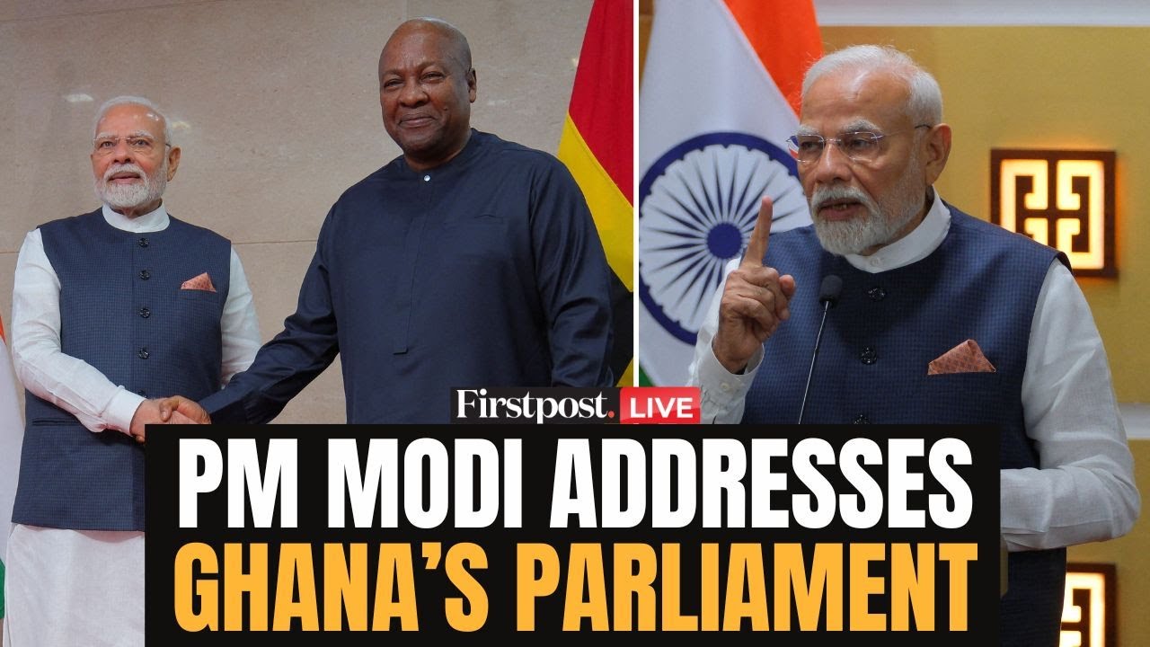 PM Modi in Ghana LIVE: PM Modi's Speech in Ghana's Parliament |PM Modi Ghana Visit |President Mahama