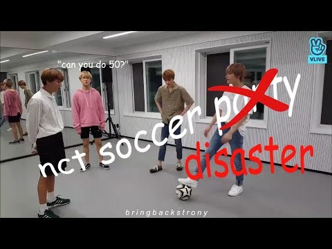 never let nct play soccer again