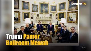 Trump Pamer Ballroom Baru ke Xi Jinping, Megah Berlapis Emas di Gedung Putih