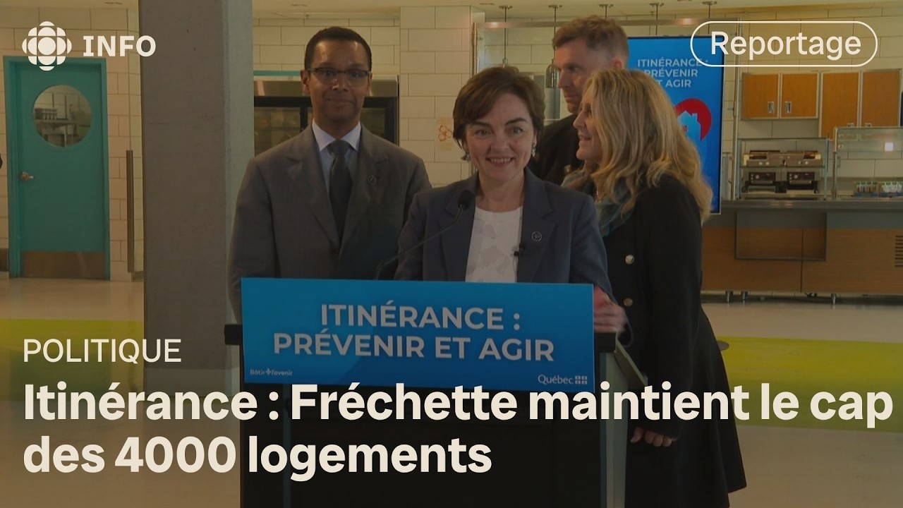 Christine Fréchette abaisse la cible en itinérance