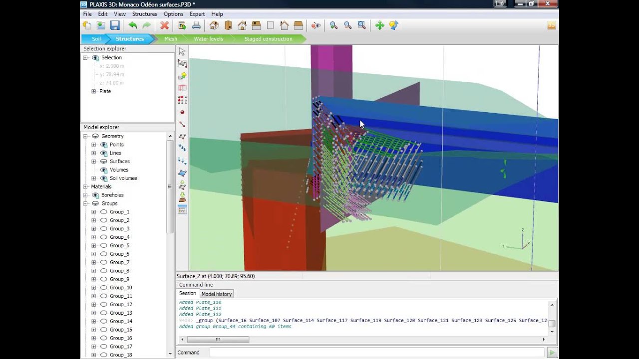 PLAXIS   PLAXIS 3D Geotechical Software demo - YouTube