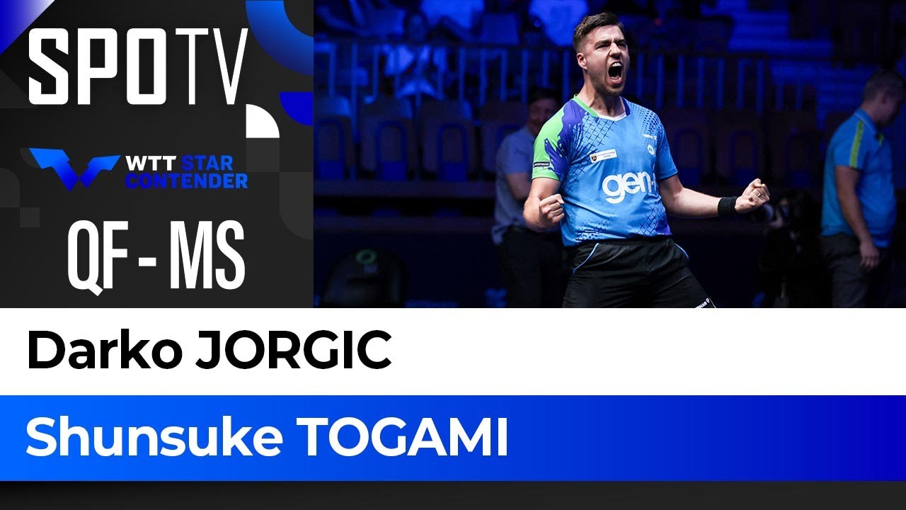 [WTT] Highlights - MS - QF | Darko Jorgic vs Togami Shunshuke | Ljubljana 2025