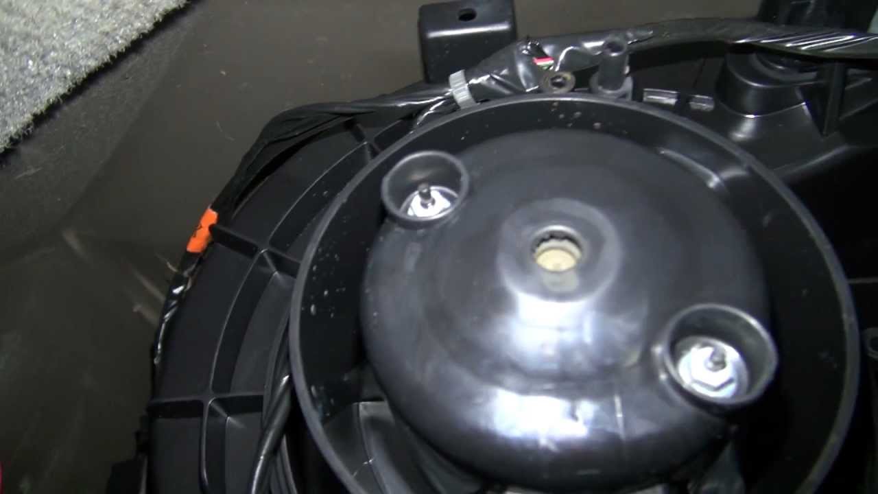 HHR Blower Motor Lubrication - YouTube 2012 chevrolet sonic fuse box 