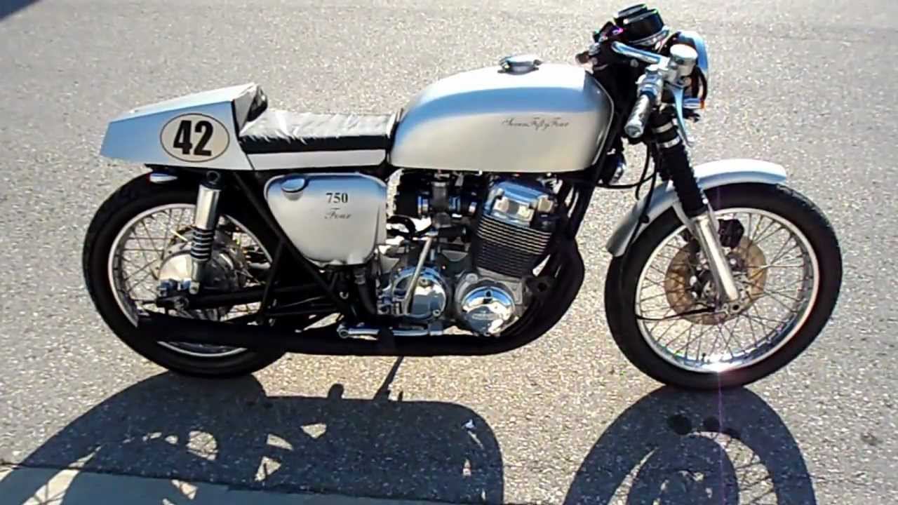 Honda cb750 cafe racer youtube #7