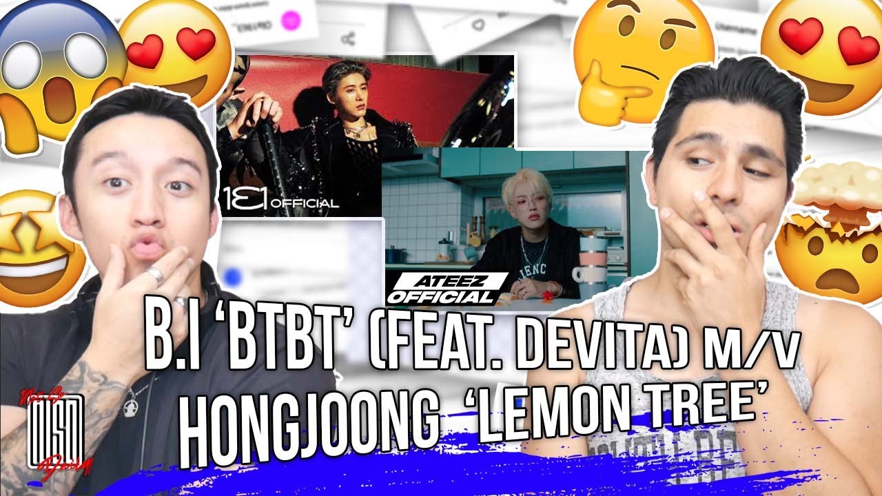 B.I BTBT (Feat. DeVita) M/V + ATEEZ BY. HONGJOONG #6 Lemon Tree (Original. Fools Garden) | REACTION