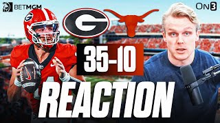 Georgia vs Texas REACTION