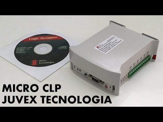 CLP (Controlador Lógico Programável) de baixo custo da Juvex Tecnologia!