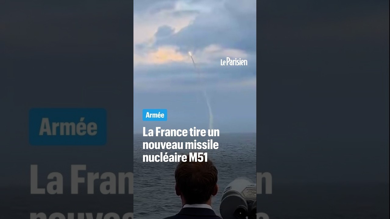 La France tire un nouveau missile nucléaire M51