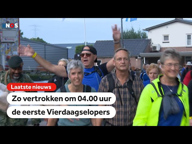 107ste Nijmeegse Vierdaagse van start, 'Let's go!'