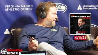Mike Salk and Stacy Rost react to John Schneider's QB comments