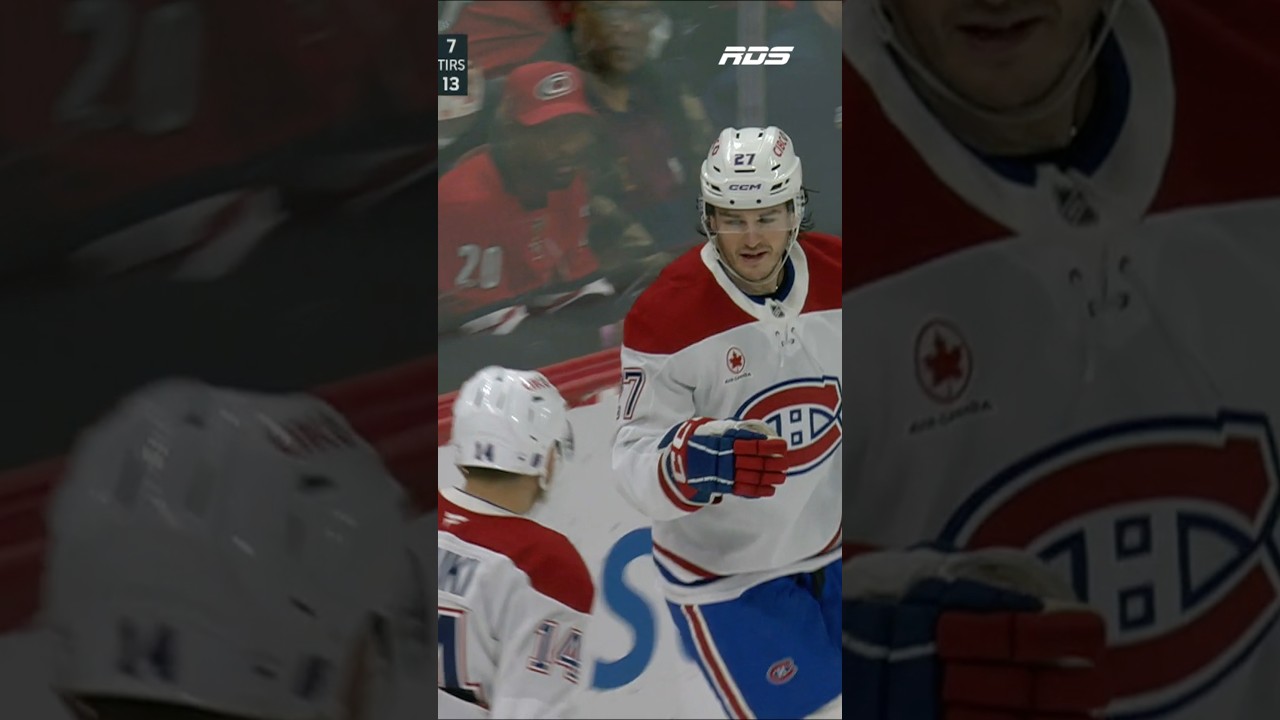 Le bon match de Samuel Blais se poursuit en Caroline! #GoHabsGo c. #Canes sur RDS 📺