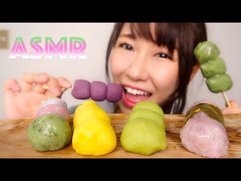 【ASMR】色んなお団子を食べる音