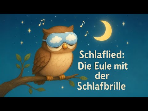 Die Eule mit der Schlafbrille 🦉 Sanftes Schlaflied für Kinder 😴